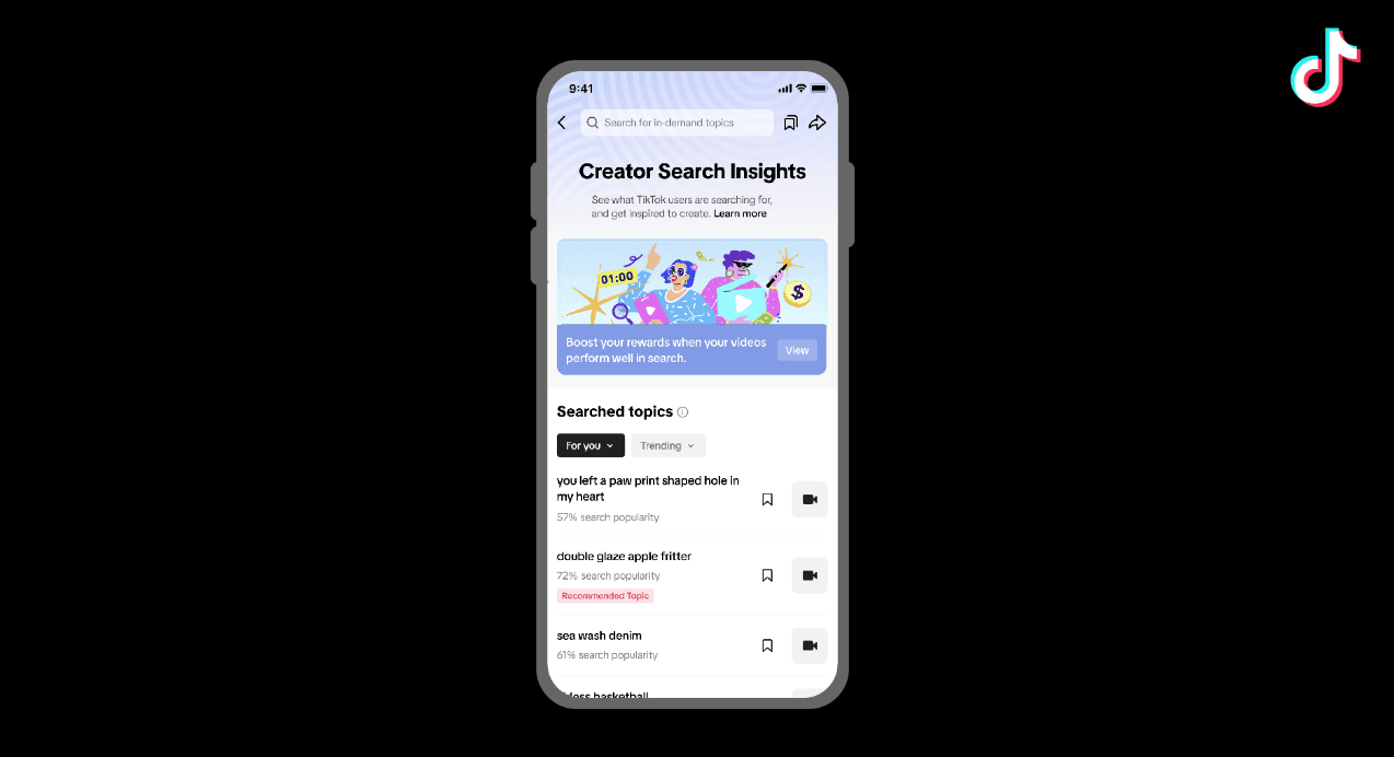 TikTok Creator Search Insights & TikTok Search Engine Optimization